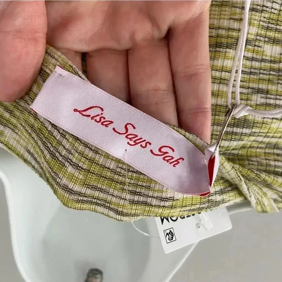 NWT Lisa Says Gah! Lotta Dress Honeydew size Medium - Picture 8 of 11